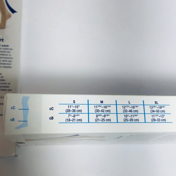 Jobst 2 Pair SoSoft White 15-20 mmHg XL Knee High Compression Socks NWT - Picture 7 of 11